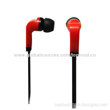 OEM earphones for mp3, flat cord and 3.5mm jack, 32ohm impedance